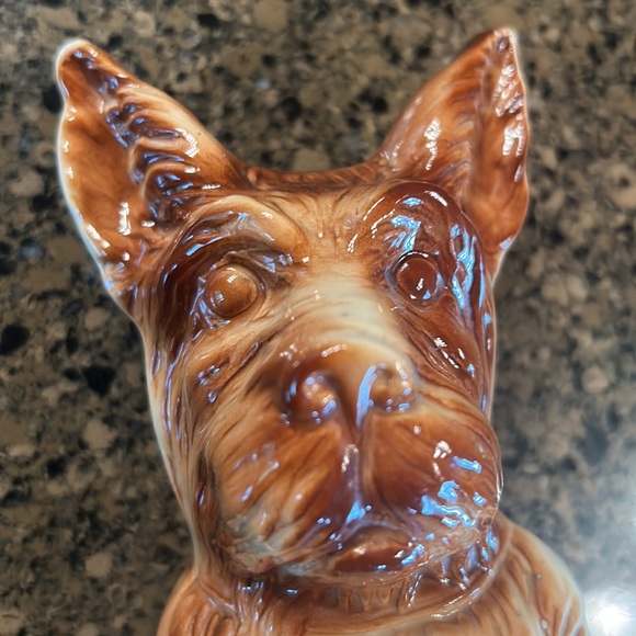 Vintage Scottie Dog Ceramic Planter - Picture 2 of 7